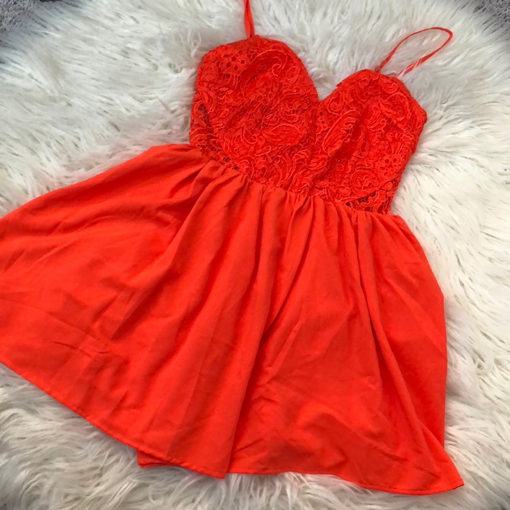 SOLD **Orange Romper❤️ NWOT